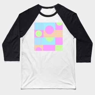 pastel geometry Baseball T-Shirt